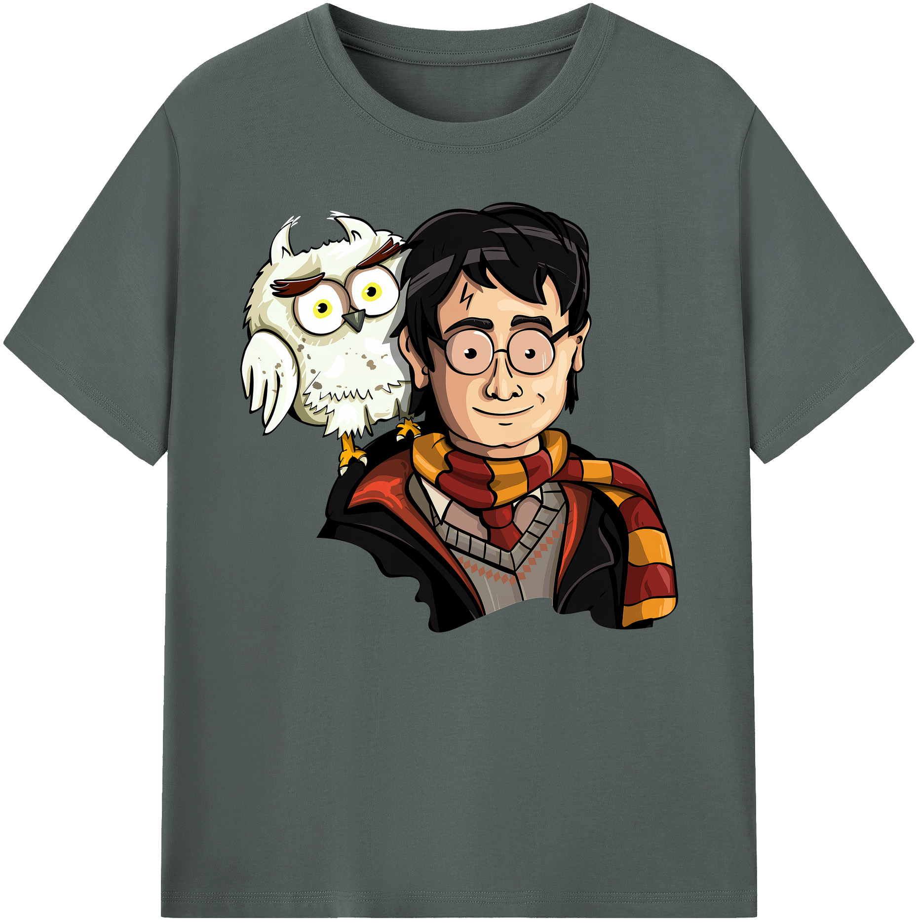 （画像用） Harry Potter ハリー・ポッターシリーズ 綿100％ メンズ半袖Tシャツ｜肌触りやわらか＆通気性